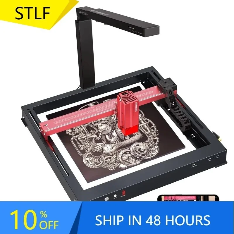 

Xiangyin A24 PRO X24 PRO Engraving Machine 120W With AC2 Lightburn Wireless 24W Output Engraver Fre