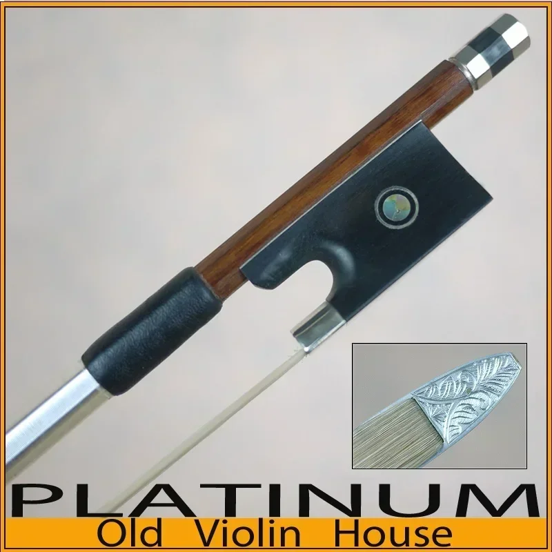 IPE Violin Bow with with Crafted Silver Tip (4/4),Good balance of strength and flexibility.