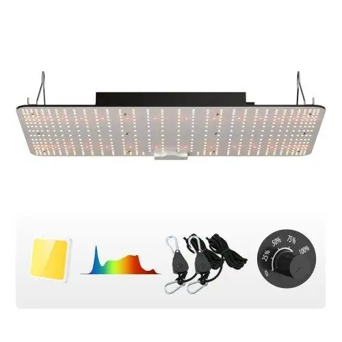 200W Dimmable Full Spectrum Grow Light with 281B Chips, Ideal for indoor Plants & 2x4/3x3 Tents