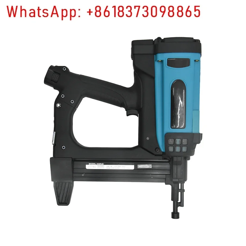 GSR40 Pneumatic Nail Gun Lithium Battery Gas Nail Gun Steel Air Stapler Pneumatic Tools For Frame And Trunking 110-220V