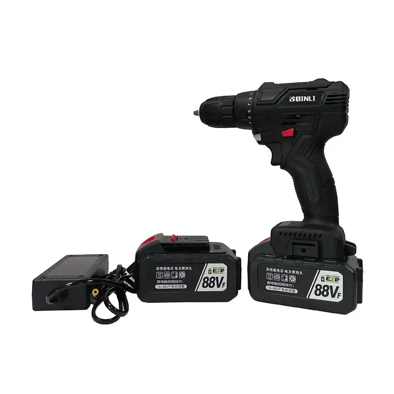 YYHC-Adjustable Speed 23+1Torque Setting Lithium Battery Electric Cordless Impact Drill