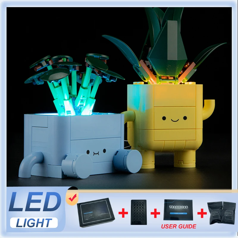

DIY LED Light Kit For LEGO 10349 Happy Plants (Only LED Light,Without Blocks Model)