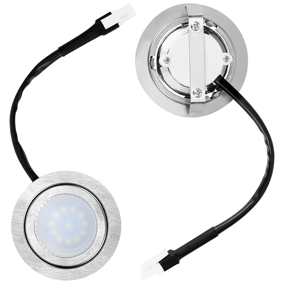 2-Piece Stainless Steel Range Hood LED Light Bulbs