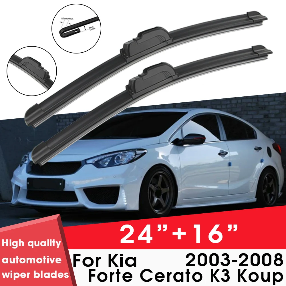 Car Wiper Blade Blades For Kia Forte Cerato K3 Koup 2003-2018 24