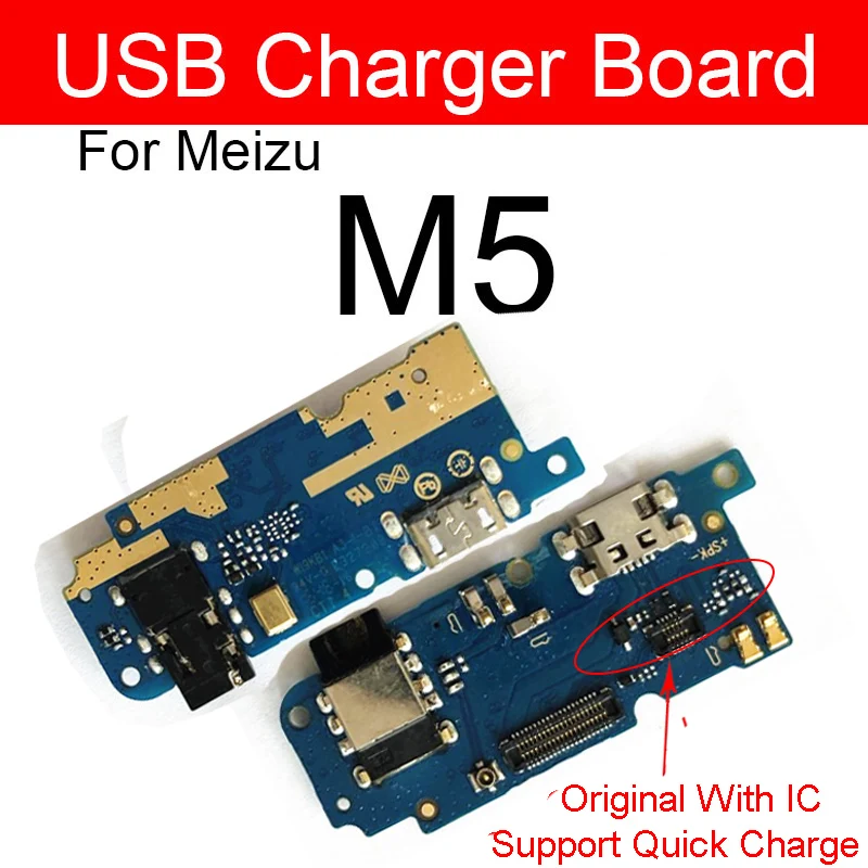 Usb Charging Charger Jack Port Board For Meizu Meilan M2 M3 M3s M5s M5c M5 M6 Note M6s S6 A5 U10 U20 Usb Charger Connector Board