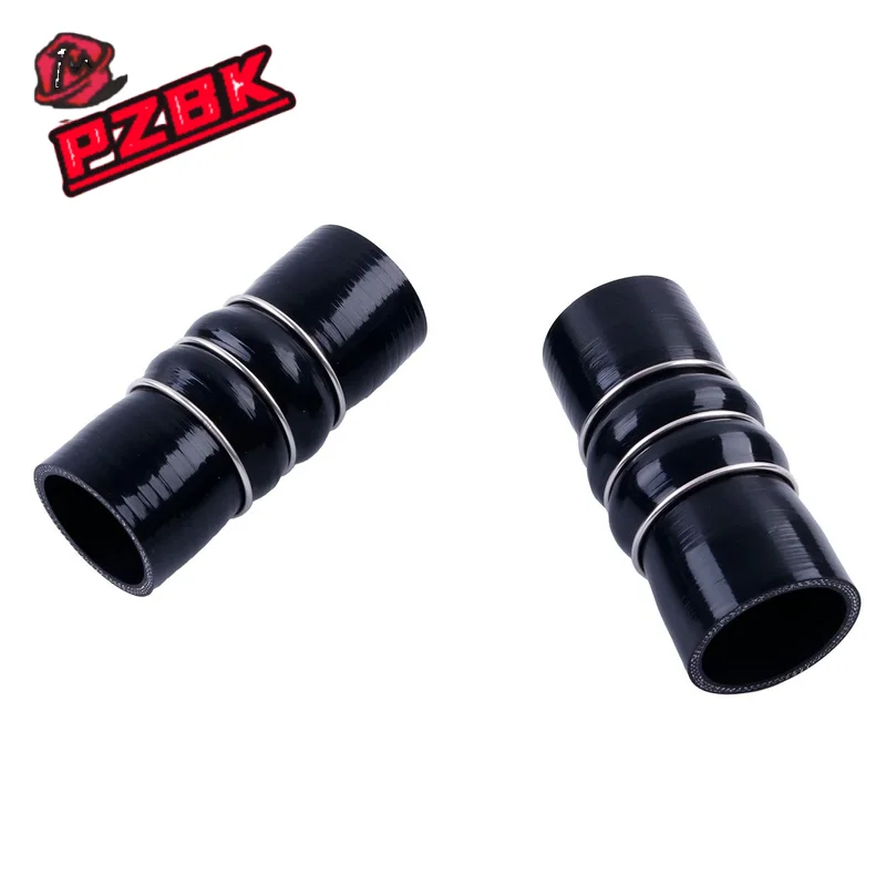 2PCS Silicone Intercooler Turbo Hose Pipe 1Pair Kit For Ford Transit Connect 1.8 TDCi 1229499 1201165