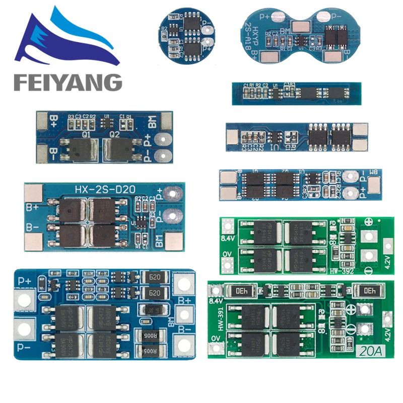 2S 3A 4A 5A 8A 10A 13A 20A 7.4V 8.4V Li-ion 18650 Lithium battery protection board / BMS board Standard / Balance