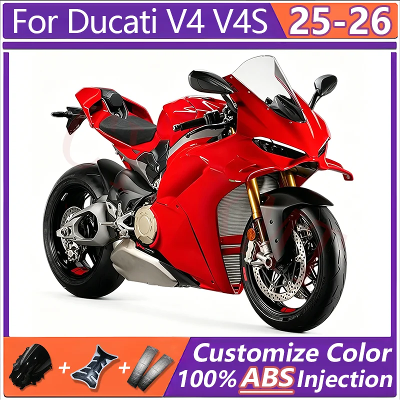 Motorcycle Plastic Fairing For Ducati V4 S 2023 2024 Bike Fairings Body Kit Panigale V4S 23 24 Bodyframe Housing Protective Case