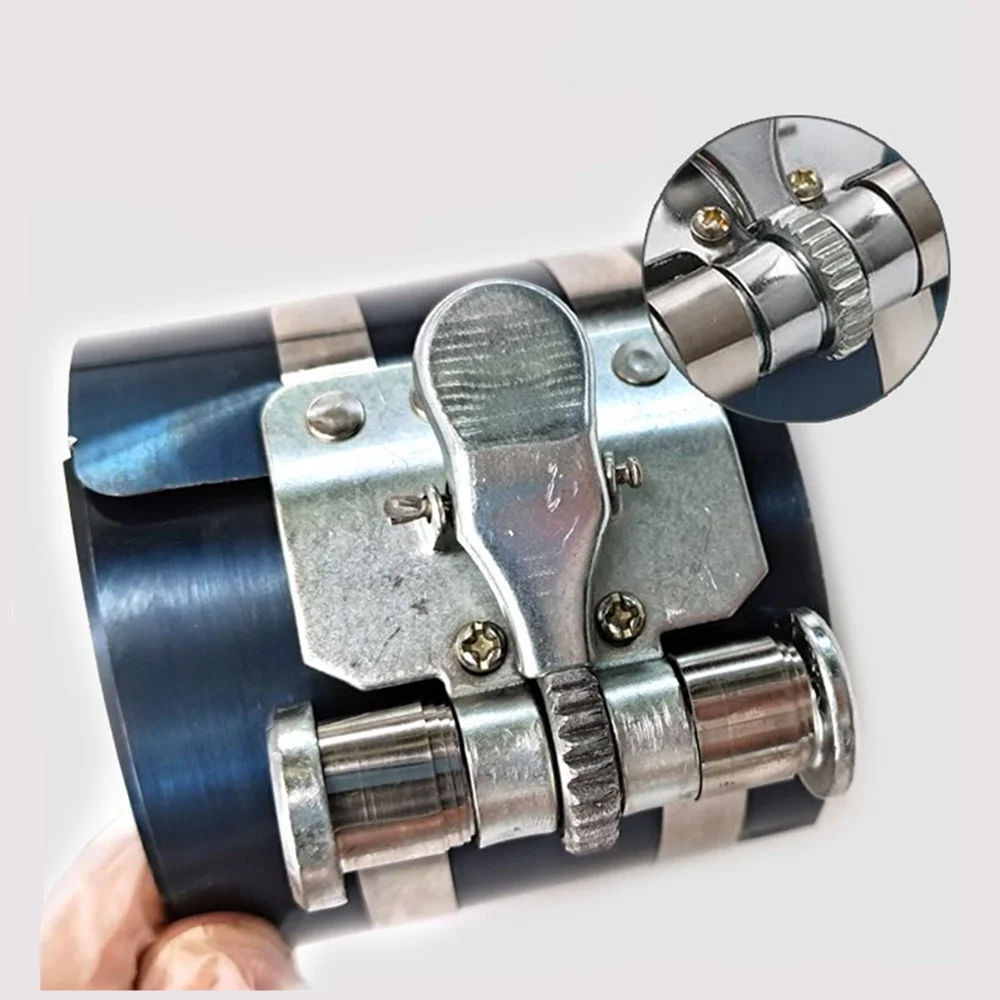 Car Engine Piston Ring Compressor Tool Installer Band Ratcheting