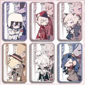 Bungo stray Dogs Osamu Dazai nakahara chuya กระเป๋าใส่บัตรอะนิเมะ ID sampul kartu ผู้ถือป้ายอาหารนักเรียน ID กระเป๋าเก็บบัตร