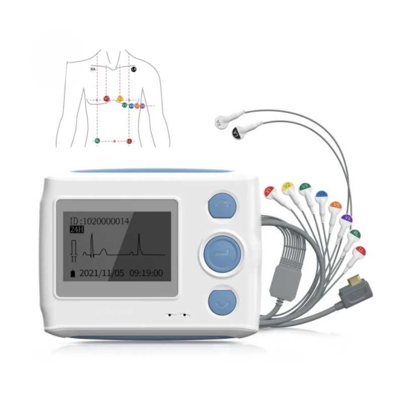 Hotler Dynamic 12 Leads 12 channel  Holter Supervise 48-hour continuous  Supervising