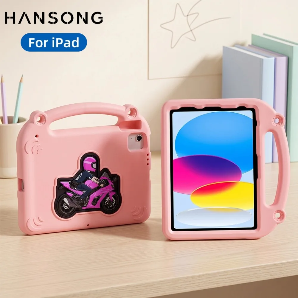 

Case for iPad 10th generation 10.9, For iPad 11th Gen A16 11 Cover EVA Kids Safe Case with Handle Protective Cover Compatible