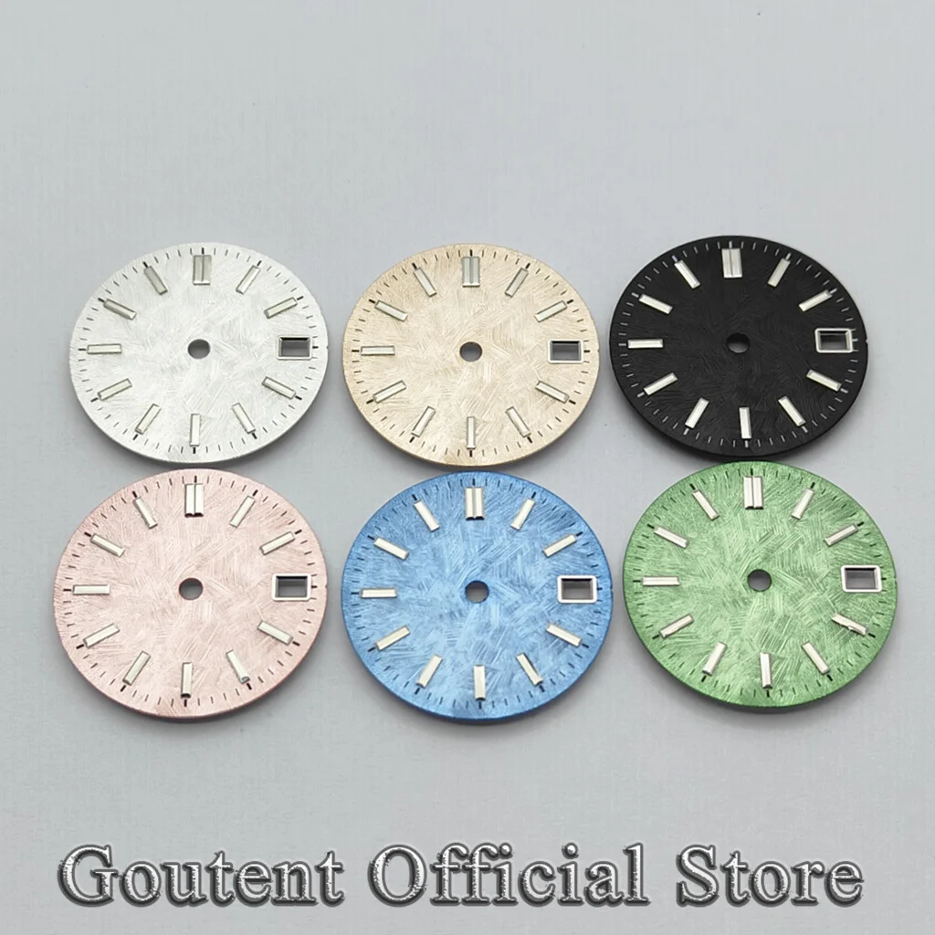 Goutent 28.5mm multi-style color watch dial is suitable for NH35 automatic movement watch accessories.