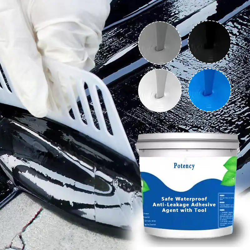 

Water Based Polyurethane Waterproof Coating Agent Adhesive Sealant Glue Safe Waterproof Anti-Leakage Adhesive Agent with Tool