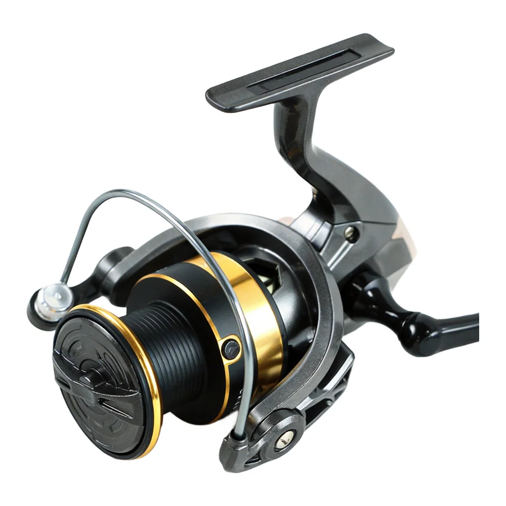 For TS Models 4 1 Bearings Fishing Reel For Saltwater Fishing Black Gold Non Reverse Switch Fishing Reel Fishing Tool