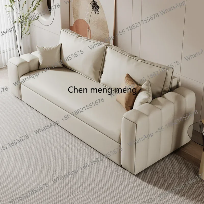 

D182 Makeup Wind Sofa Bed Folding Dual Purpose Living Room Multifunctional Recliner Tech Cloth Sofas Compact Muebles Unique Fur