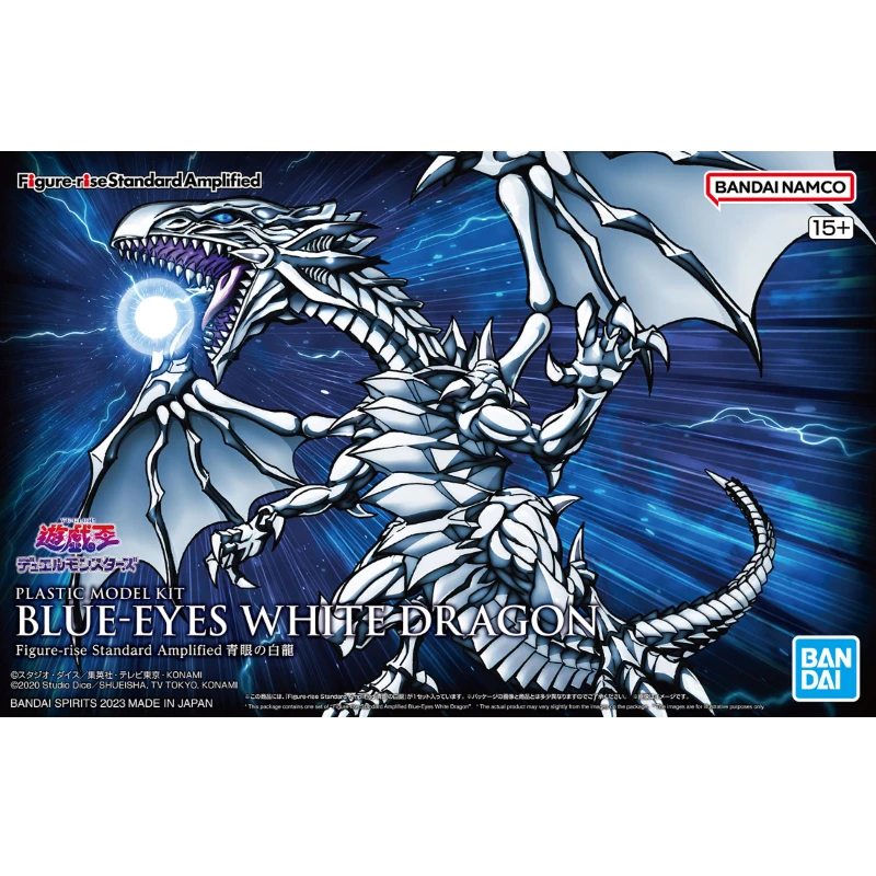 

Bandai Figure Rise Frsa Yu-Gi-Oh! Trading Card Game Blue-Eyes White Dragon Cool Toy Garage Kit Anime Peripheral Gift For Boys