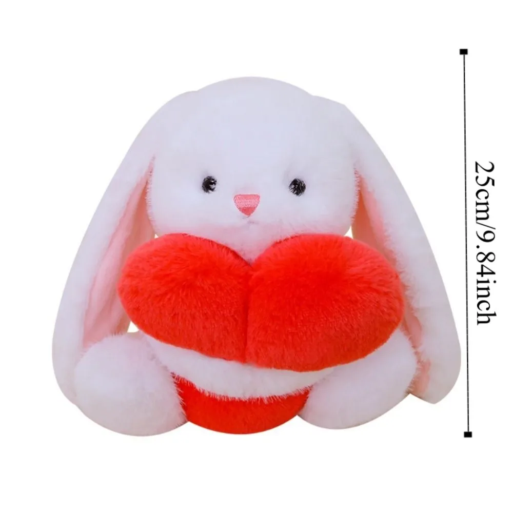 PP Katoen Hold Hart Konijn Pluche Pop Interactieve Handgemaakte Hart Beart Knuffelpop Pluizige Collectie
