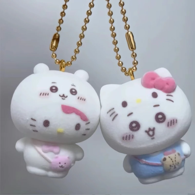 Echte Sanrio Joint Beflockte Puppe Anhänger Blind Box Anhänger Puppe Mädchen Überraschung Box Um Die Peripherie Ornament Spielzeug Umfang