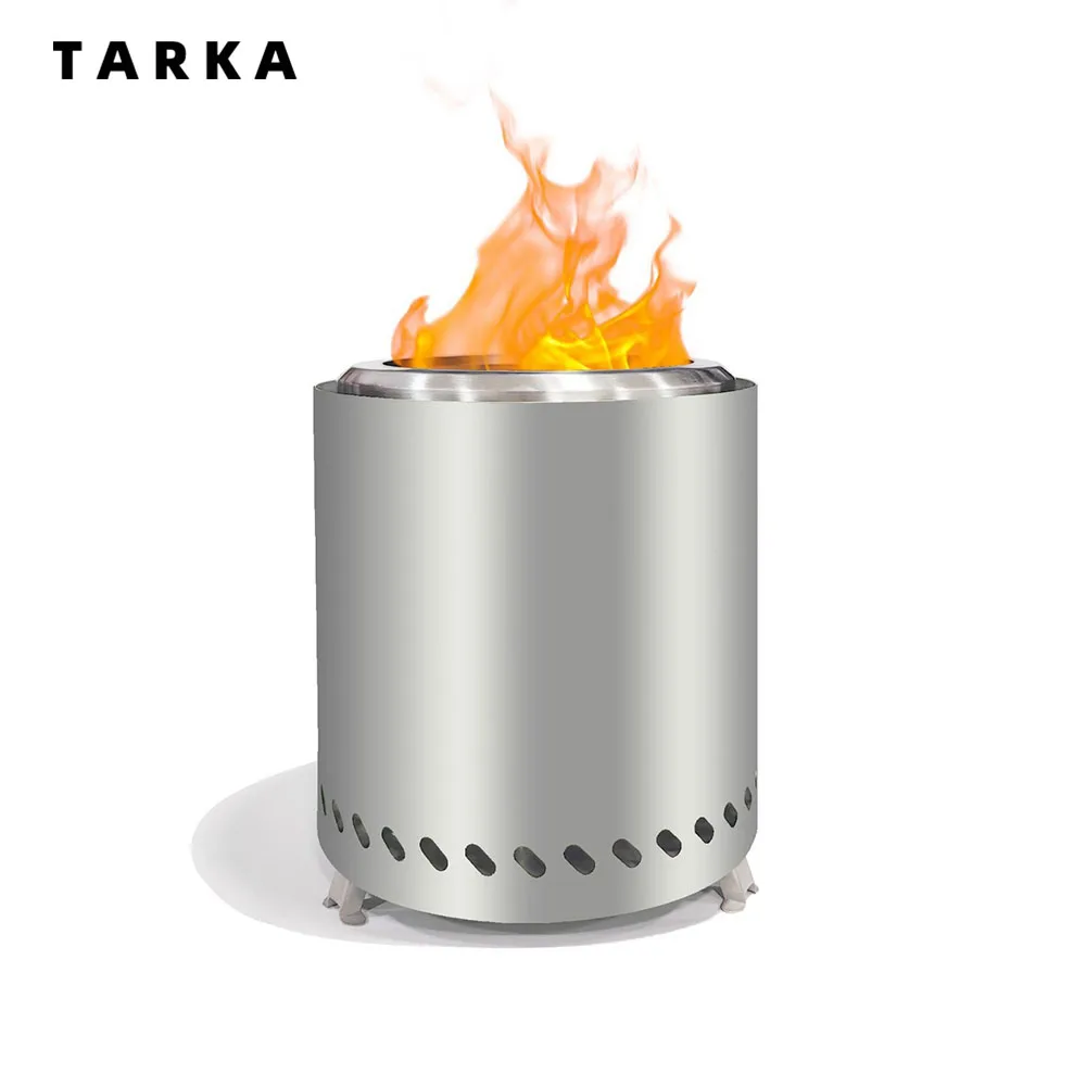 TARKA Stainless Steel Camping Stove  Outdoor Survival Stove Indoor Courtyard Portable Stove Desktop Stove Table Smokeless Stove