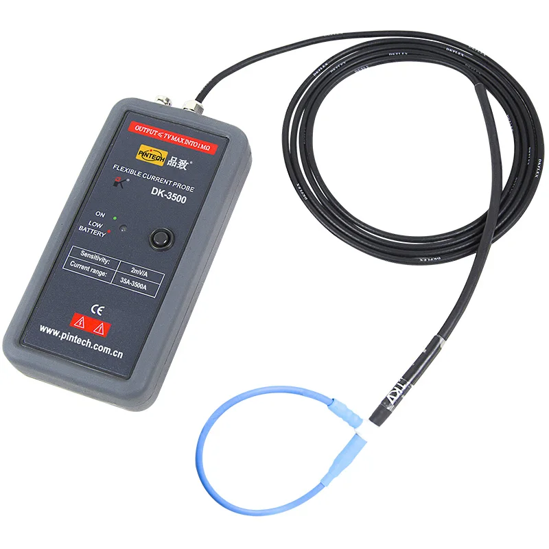 

PINTECH DK-3500 Flexible Current Probe 3500A Apeak, 1%+2mV Accuracy