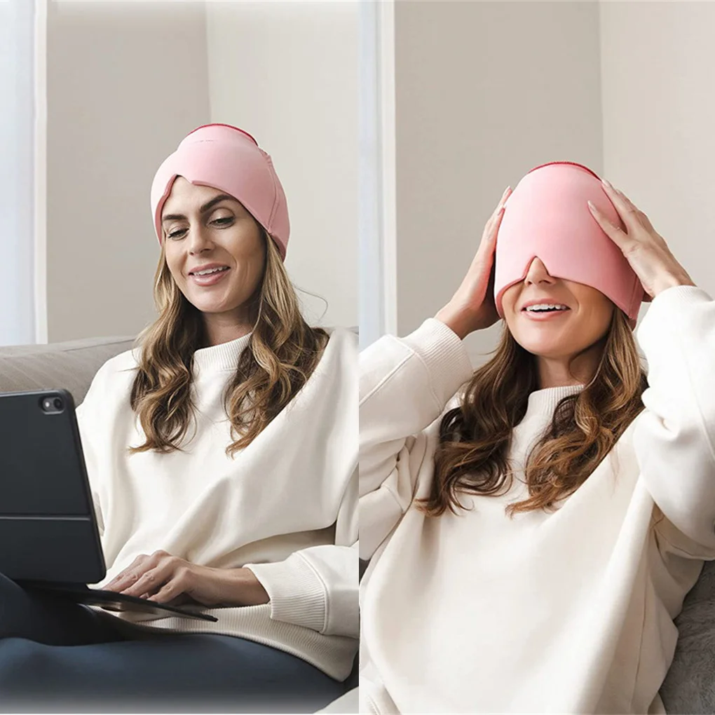 Eye Patch for Puffiness Gel Ice Compress Swelling Cold Soothing Pads Eyelid Relief SPA Care Supplies Travel Beauty Pink