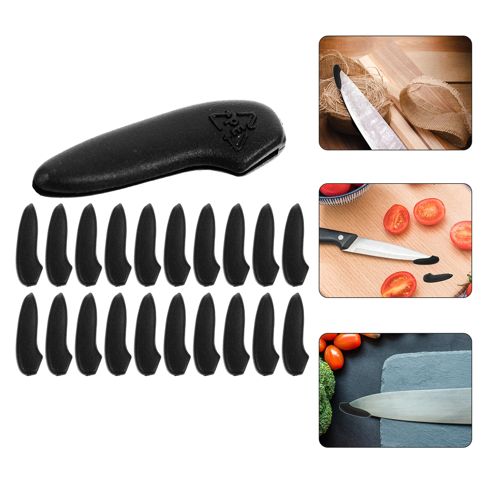 

50Pcs Knives Tip Covers High-Grade Plastic Cutter Protective Sleeves Knives Guard Anti-Collision Cutter Tip Covers Kitchen