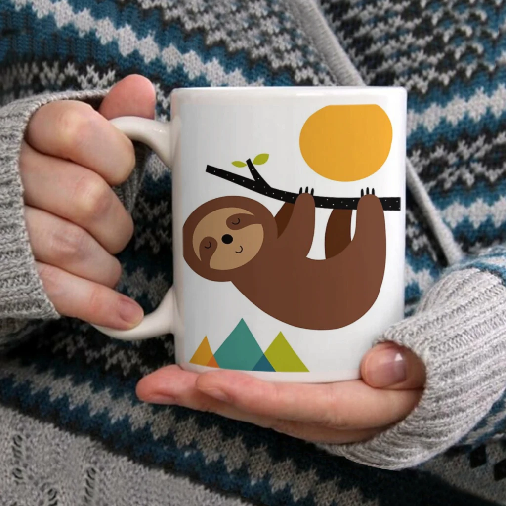 

Keep Calm And Live SlowCoffee Mug Tea Cup 11oz Coffee Cup Funny Birthday Ceramic Mug Personalized Cup