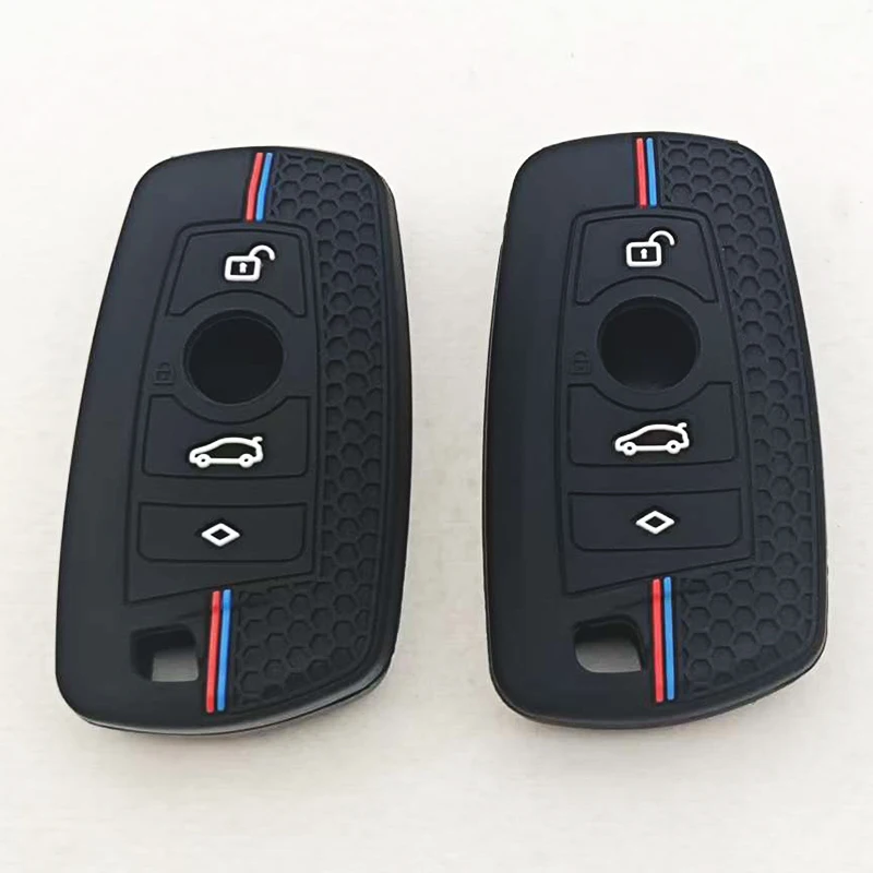 1pc Neue Silikon Auto Schlüssel Abdeckung Fall Für F20 F30 G20 F31 F34 F10 G30 F11 X3 F25 X4 I3 m3 M4 1 3 5 Serie Auto-Styling Zubehör