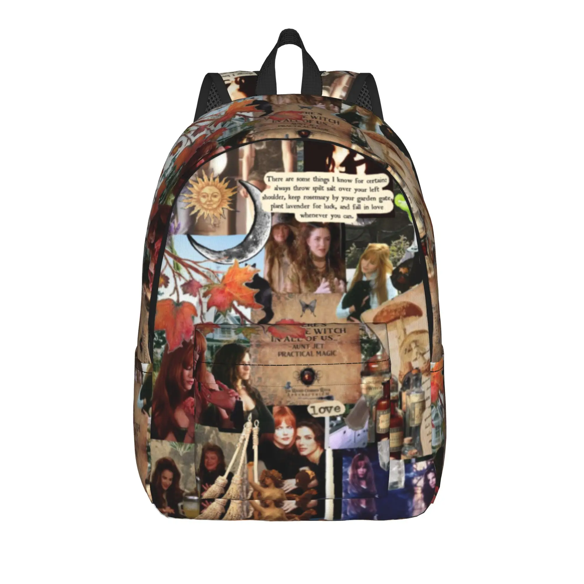 

Practical Magic 2 Backpack for Men Women Teenage High School Hiking Travel Daypack College Canvas Bags Gift