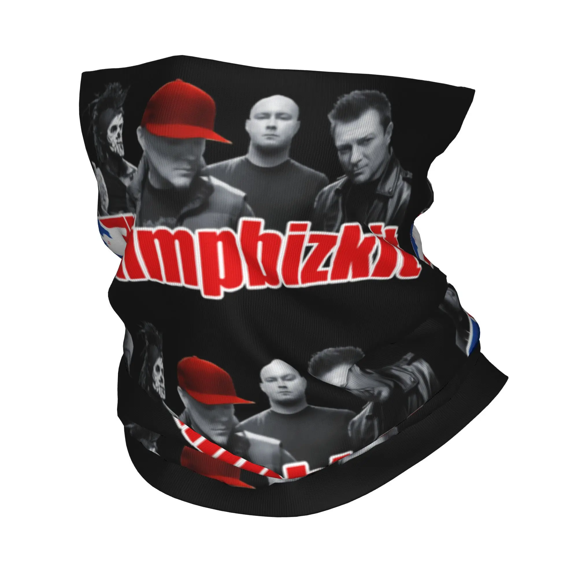 Custom Bizkits Rap Rock Limps Band Bandana Winter Neck Warmer Men Windproof Wrap Face Scarf for Ski  Gaiter Headband