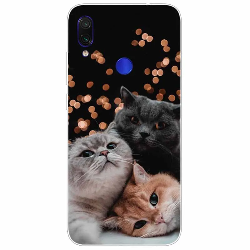 For Xiaomi Redmi Note 7 Case 6.3\'\' Soft Silicone TPU Back Cases For Xiaomi Redmi 7A 7 Note7 Cover Shockproof Funda Capa Redmi 7