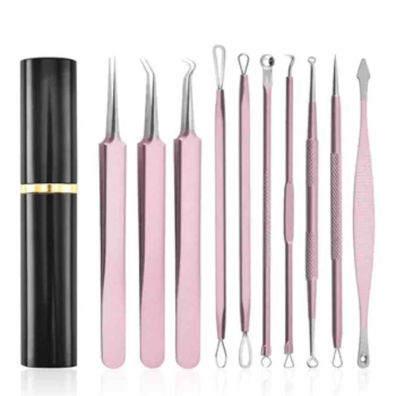 High Precision Cell Pimples Blackhead Clip Ultra-fine Blackhead Remover Tweezers Face Deep Clean Acne Neddle Beauty Tool