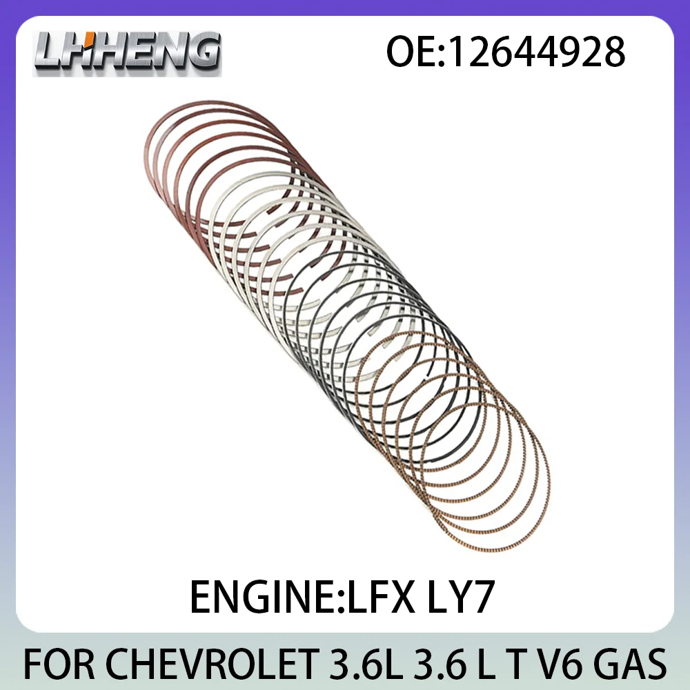 

Поршневые кольца двигателя ДЛЯ CHEVROLET CAMARO COLORADO 3.6L 3.6 L T V6 GAS LFX LY7 2011-2015 12644928 42190CP