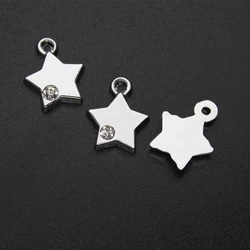 Alloy Star Paw Key Pendant Charms Hang Charms DIY Making Fit Collar Necklace Keychain Handbag Jewelry For Women Kids Gift 210pcs