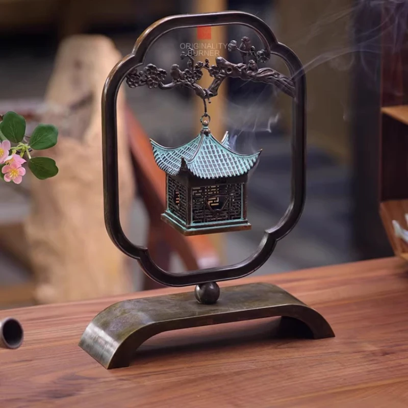 Modern Chinese Incense Burner Vintage Vertical Luxury Aroma Incense Burner Small Accessories Soporte Incienso Home Fragrance