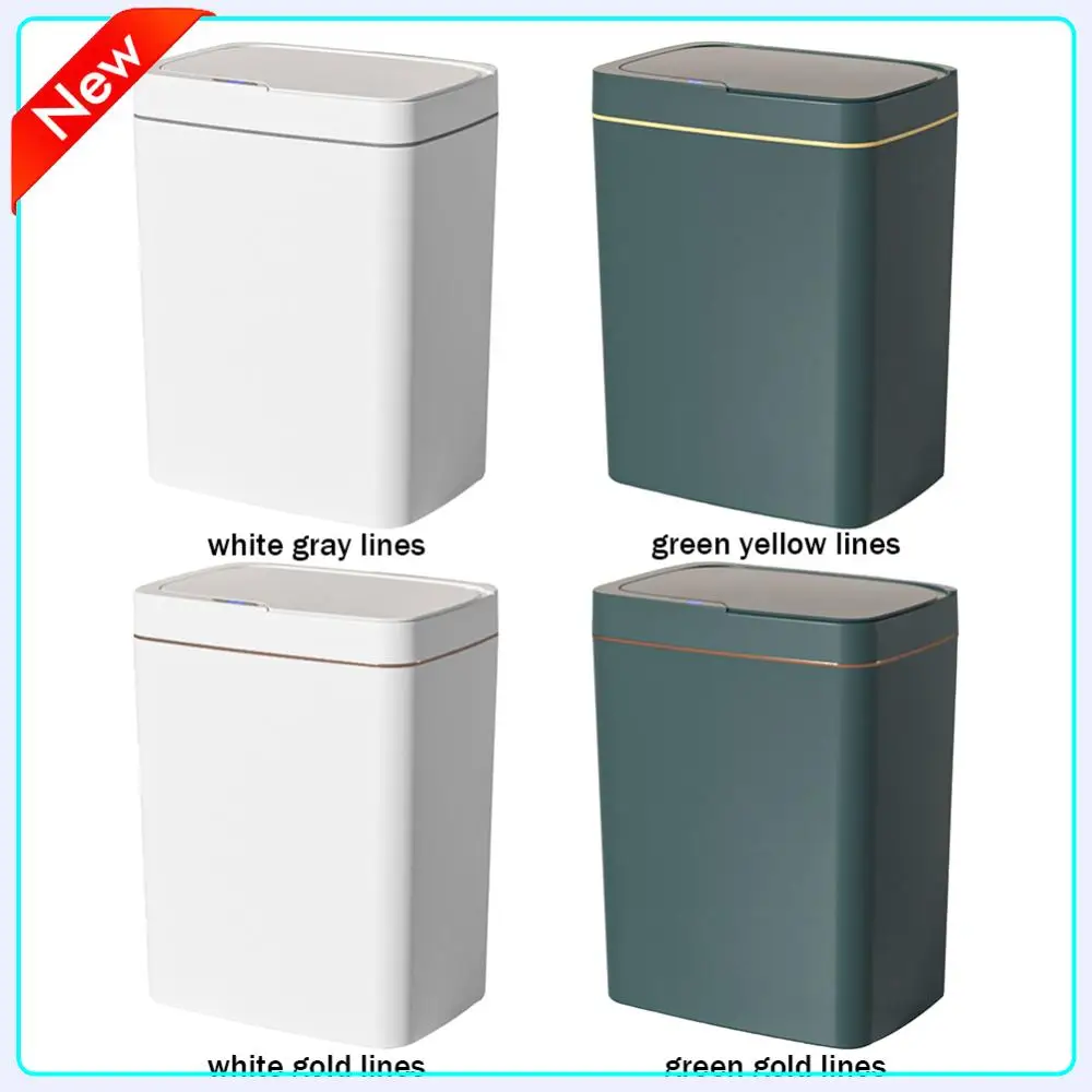 15/18L Intelligente Pattumiera Sensore Automatico Pattumiera Bidone Elettrico Cestino Dei Spazzatura Impermeabile Per Cucina Bagno Riciclaggio della Spazzatura