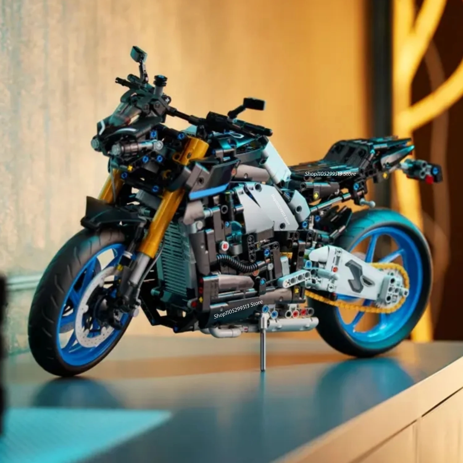 1478 Pezzi Blocchi da Costruzione Tecnici MT-10 SP, Moto da Strada, Mattoncini Assemblabili, Giocattolo Regalo per Bambini e Adulti