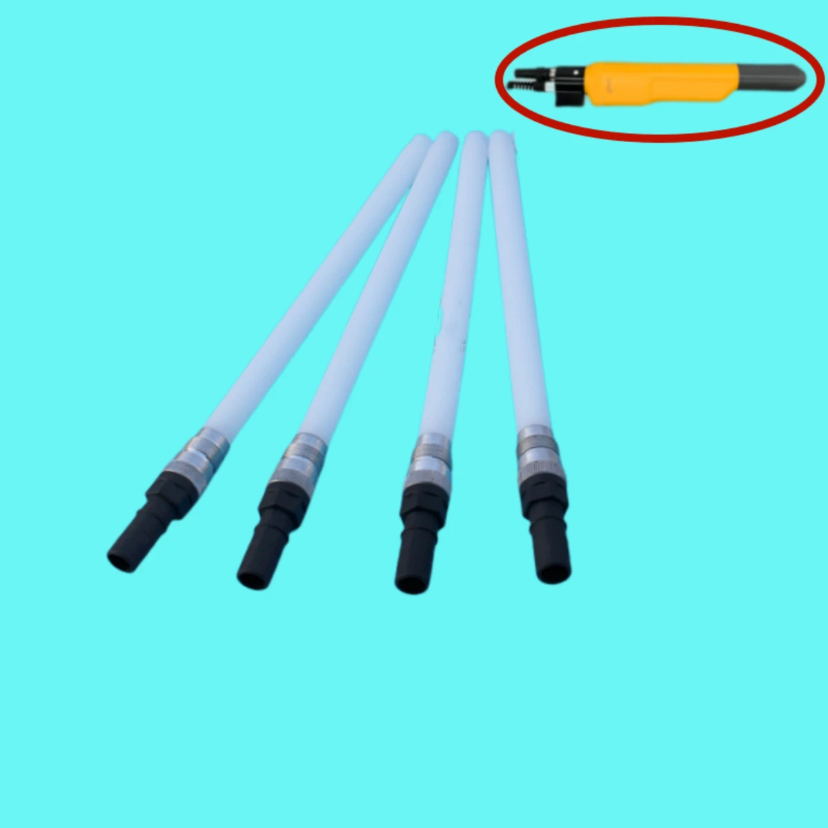 4 pcs 1001289 powder tube For GEMA OptiGun 2-AE1 GA01 -AE1 automatic powder gun