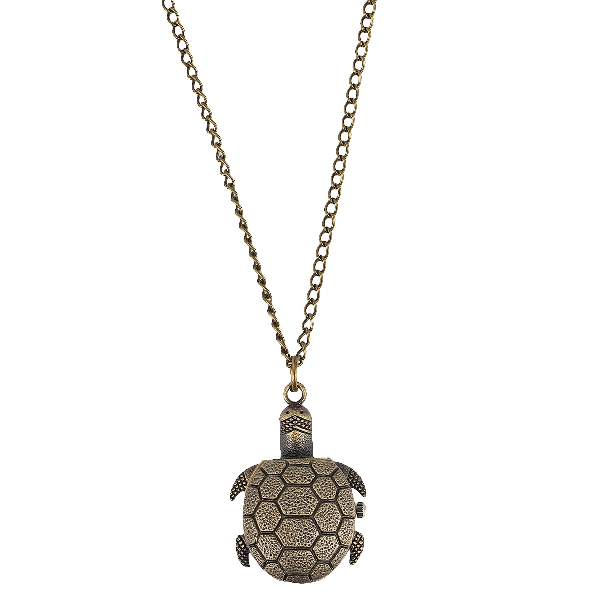 1 قطعة جيب خمر الرجعية شكل السلحفاة خفيفة الوزن سلسلة كوارتز ساعة للرجال النساء ساعة الجيب الميكانيكية قسط المعادن هدية