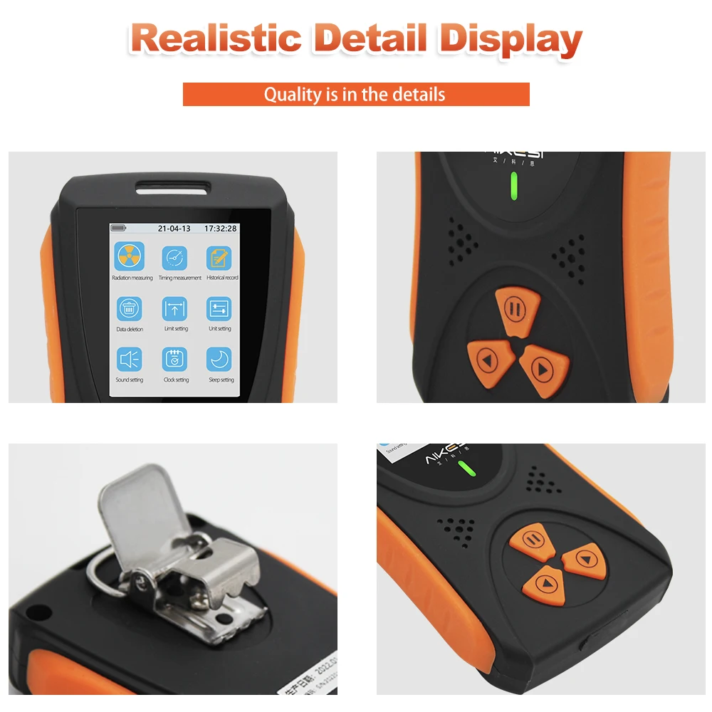 AIKESI HFS-10 Nuclear Radiation Detector Cover Tube Nuclear Radiation Tester Household Detection Metering Monitoring