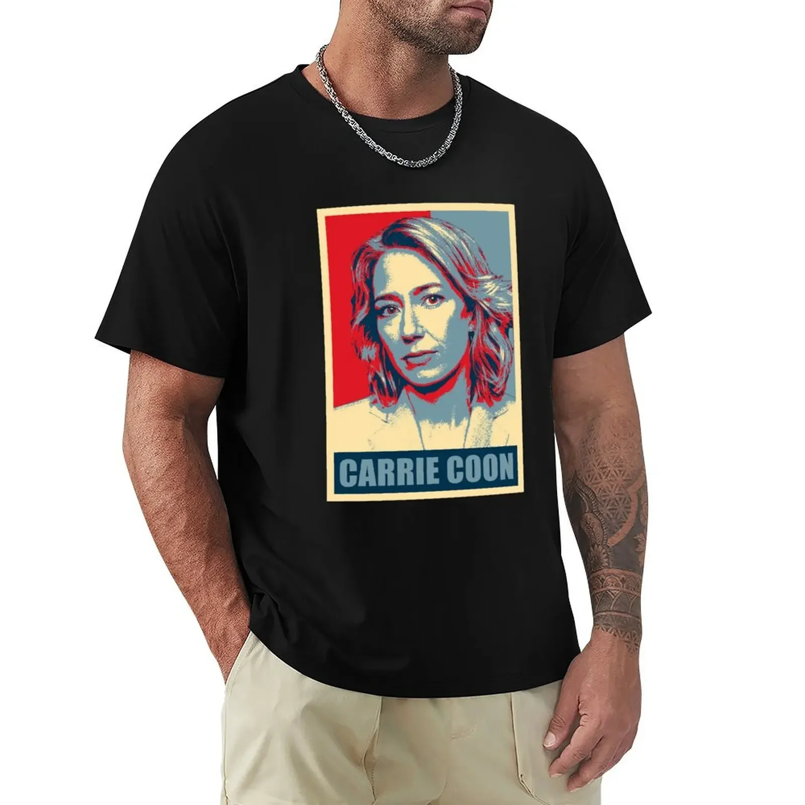 Carrie Coon Hope T-Shirt shirts graphic tees anime sports fans anime clothes mens graphic t-shirts