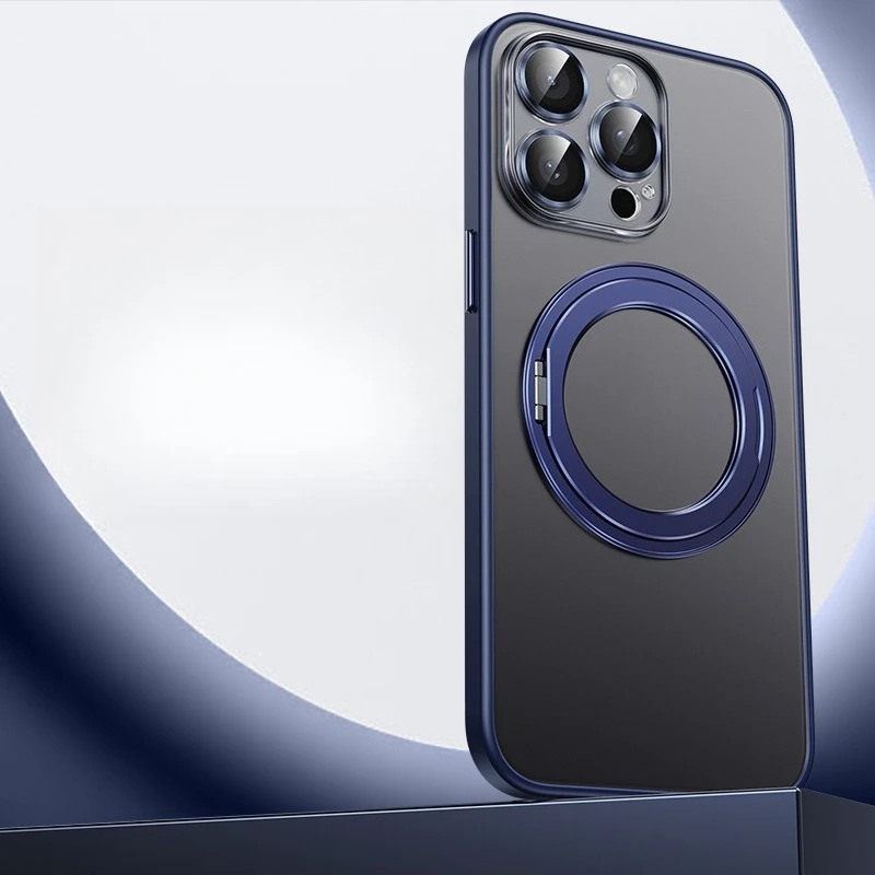 Magnetyczny uchwyt 360 stopni, wszechstronna osłona ochronna aparatu i etui na telefon odporne na upadki dla iPhone'a 17 Pro