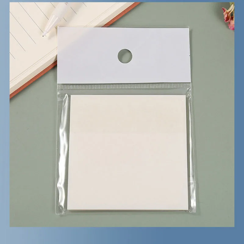 100 Folhas Transparente Sticky Notes Scrapes Adesivos Note Pads Postou-Papel Claro Notepad Escola Papelaria Material de Escritório