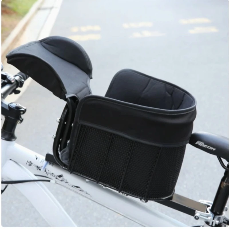 Saddle‑Mount Bicycle Pet Basket Detachable Bike Carrier Basket for Cats Small Dogs Fits Mountain Road Bike Cycling Accessories view 2