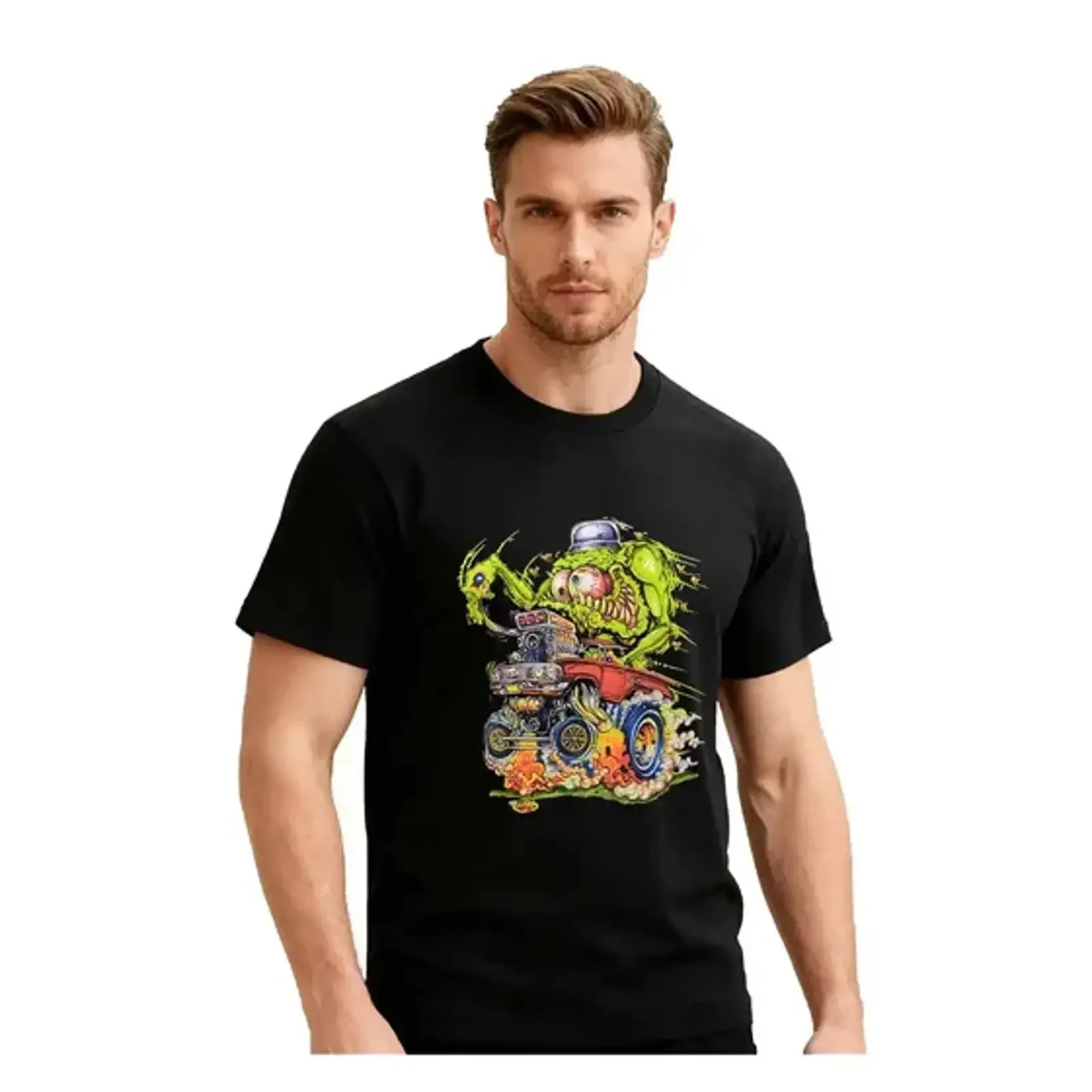 Мужская футболка Lowbrow Cp Weirdo Hotrod Kustom Kulture, винтажная, дизайнерская, с эффектом потертости, дышащая, удобная, уличная одежда для мужчин