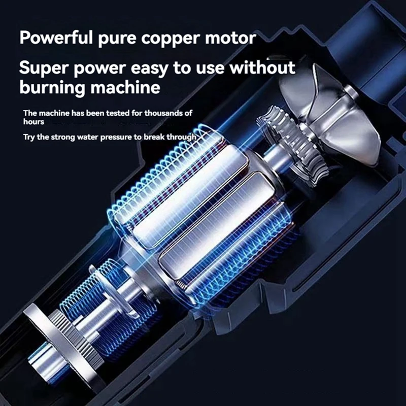 

【BUY NOW】High Pressure Pump Car Wash Plunger Pump Car Washing Motor Atomizing Cleaner Pump 21V Electric Car Washer