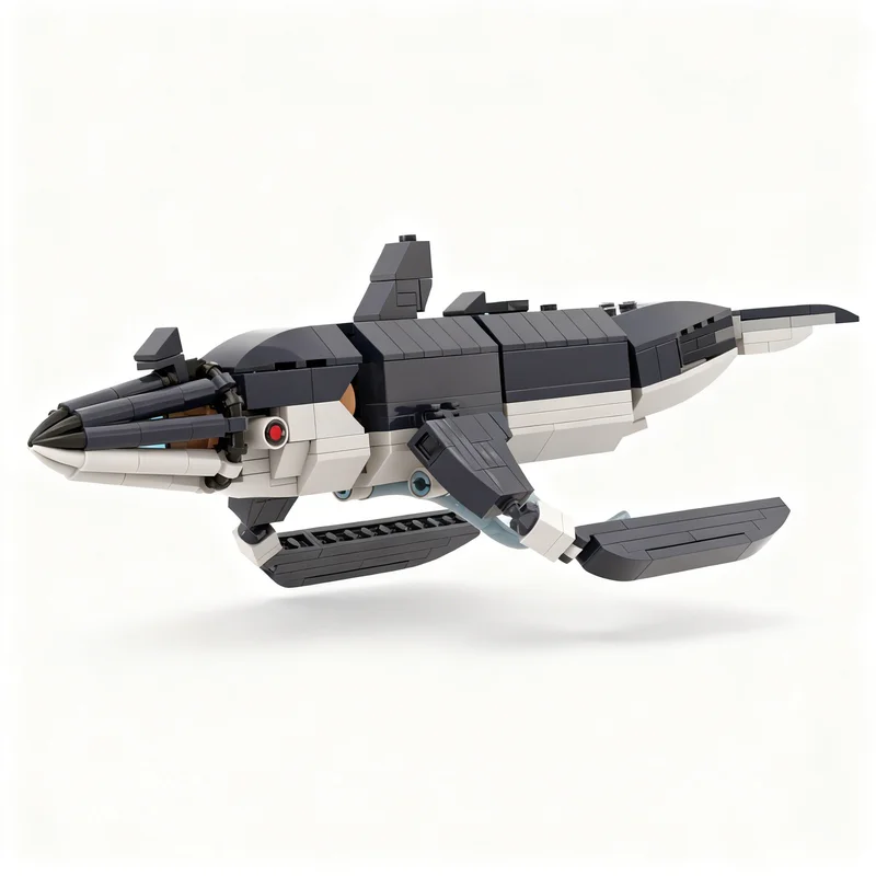

270PCS MOC Creative Model Squidshark Subnautica Below Zero Collectible Display DIY Building Blocks Gift Decoration Building Set