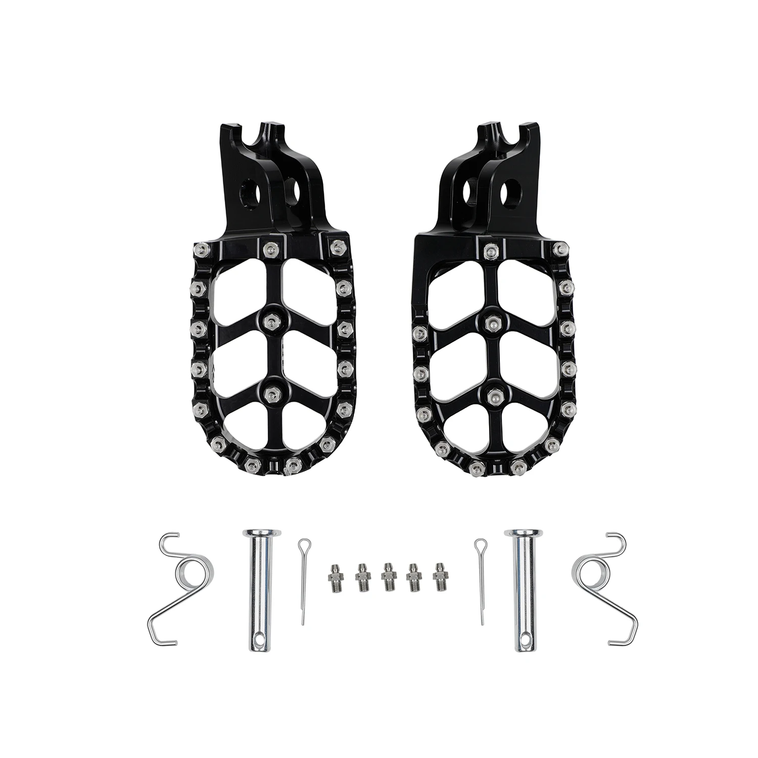 Reposapiés de Aluminio CNC Antideslizantes para Motocicletas CRF125 250R 250L XR300L 150R KAWASAKI KX250F 250X, Accesorios para Pedales de Bicicleta Eléctrica