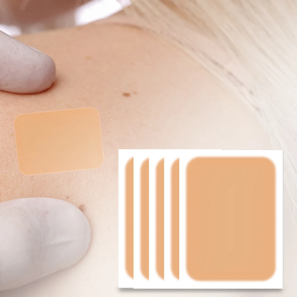 10Pcs Tattoo Cover Up Tape Invisible Skin Concealing Tape Natural-Looking Tattoo Concealer Sticker for Hiding Tattoos Birthmarks